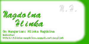 magdolna hlinka business card